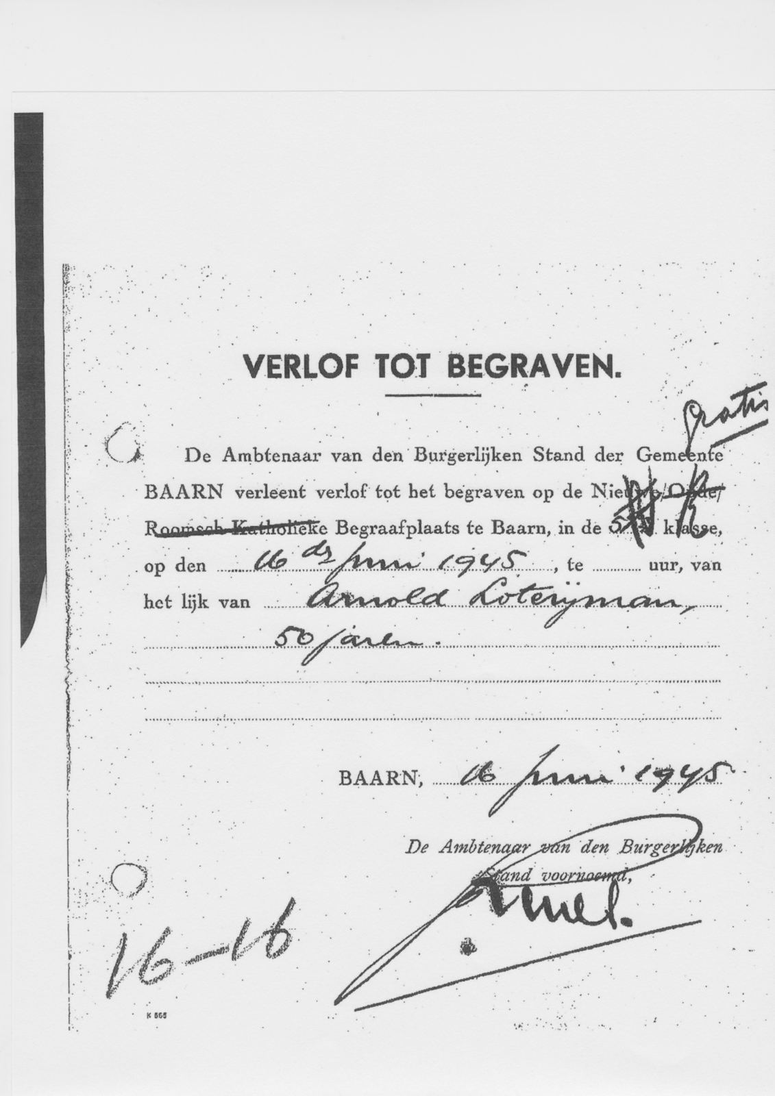 Begraven in Baarn