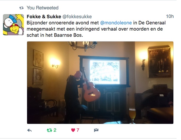 Tweet van Fokke en Sukke